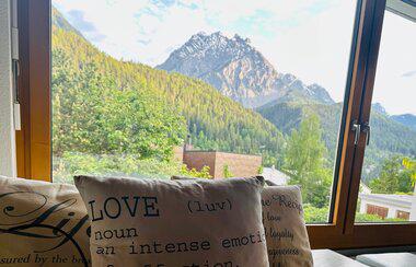 Obere Wohnung Blick von Couch Obere Wohnung Blick von Couch